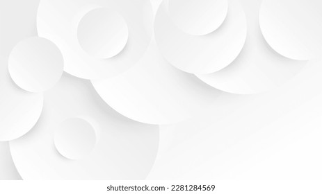 Abstract white background with grey hi-tech polygonal business corporate concept