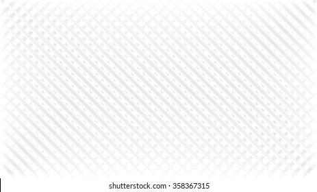 Abstract white background with grey left diagonal lines texture, wide screen 16x9, in vector