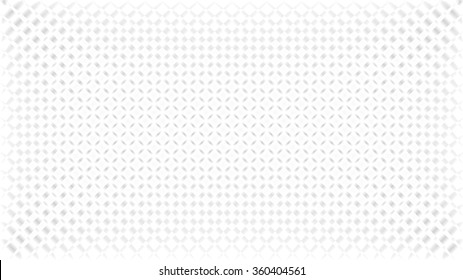 Abstract white background with grey metal effect dotted texture, wide screen 16x9, in vector