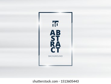 Abstract white background with horizontal lines pattern texture. Vector illustration