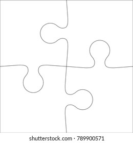 Abstract white Background icon Illustration jigsaw puzzle