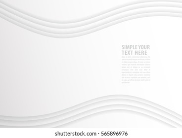 Abstract white Background, Illustration EPS10