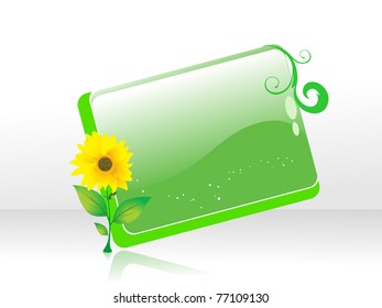 abstract white background with isolated nature concept banner