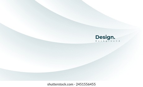 Abstract White Background with Layered Texture. Vector Illustration