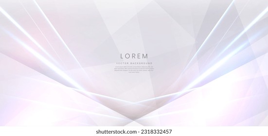 Abstract white background light blue with copy space for text. Luxury style template design. Vector illustration