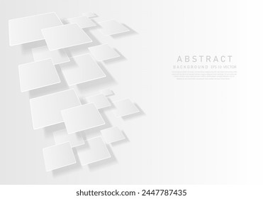 Abstract white background White light background design for Website design, products, banners
