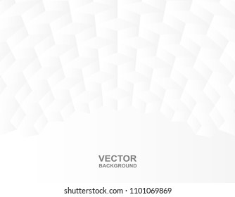 Abstract white Background, light and shadow ,Vector