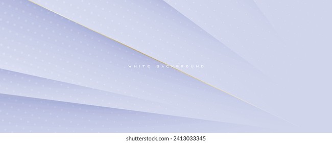 Resumen de fondo blanco. Vector de diseño abstracto de capas decorativas de línea.