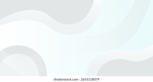 Fondo blanco Abstractas con línea gris. Diseño moderno futurista del telón de fondo para el negocio, presentación, anuncios, Anuncio