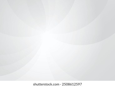Fondo blanco Abstractas con la curva de las líneas, Ilustración vectorial