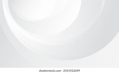 Fondo blanco Abstractas con la curva de las líneas, Ilustración vectorial