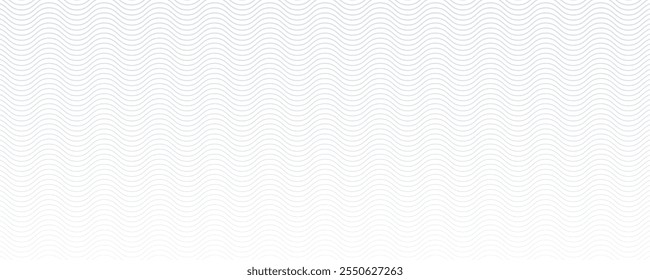 Abstract white background from lines. Wavy line drawing