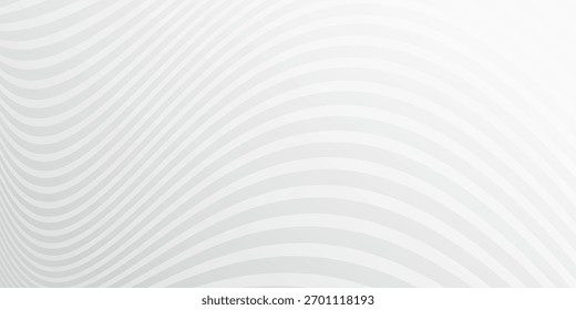 Abstract white background from lines. Wavy line drawing . Design element. Vector illustration .