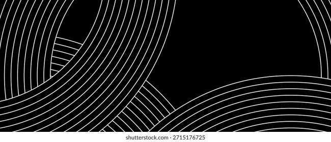 Abstractas fondo blanco de líneas. Dibujo de línea ondulada