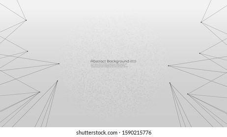 Abstract white background low polygonal or texture with geometric shapes trendy modern and minimalist for cover design, wallpaper. Creative geometric simple design. EPS 10 vector.