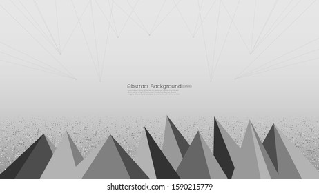 Abstract white background low polygonal or texture with geometric shapes trendy modern and minimalist for cover design, wallpaper. Creative geometric simple design. EPS 10 vector.
