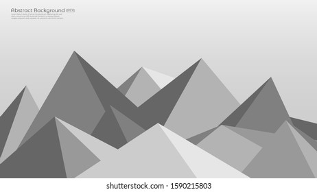 Abstract white background low polygonal or texture with geometric shapes trendy modern and minimalist for cover design, wallpaper. Creative geometric simple design. EPS 10 vector.