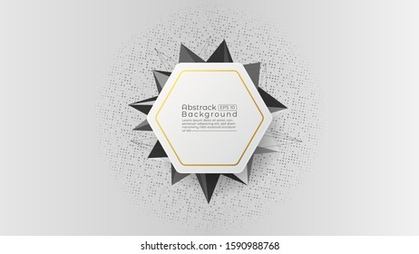Abstract white background low polygonal or texture with geometric shapes trendy modern and minimalist for cover design, wallpaper. Creative geometric simple design. EPS 10 vector.