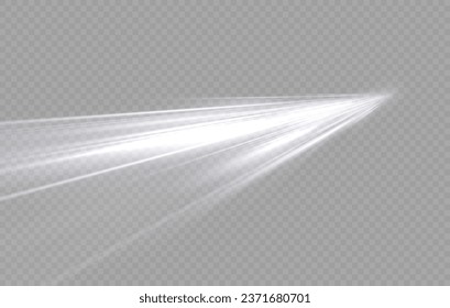 Abstract white background of luminous lines. Neon lines. Laser rays. Abstract blue light lines on dark background. Futuristic technology style. Vector illustration road.