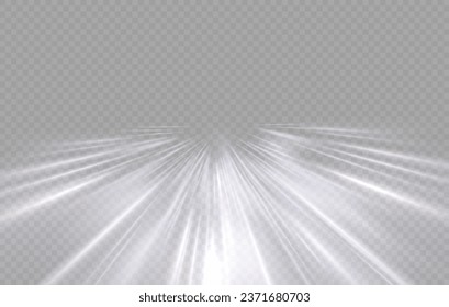 Abstract white background of luminous lines. Neon lines. Laser rays. Abstract blue light lines on dark background. Futuristic technology style. Vector illustration road.
