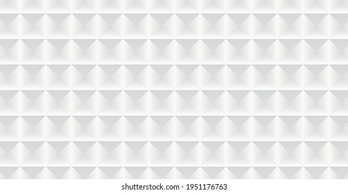 Abstract white background with many identical rhombuses - Vector illustration