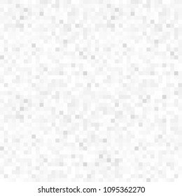 Abstract white background with mesh of squares. Mosaic. Geometric template