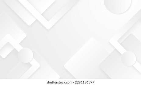 Arrière-plan blanc abstrait. Conception abstraite minimaliste géométrique, arrière-plan blanc clair.