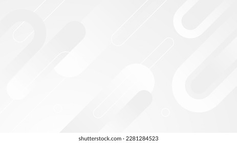 Abstract white background. Minimal geometric white light background abstract design. - Shutterstock ID 2281284523