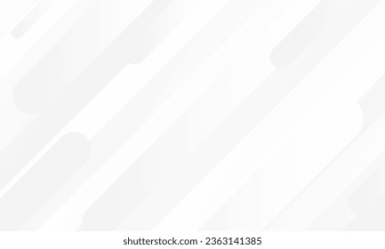 Abstract white background Minimal geometric white light background Dynamic shapes composition vector design