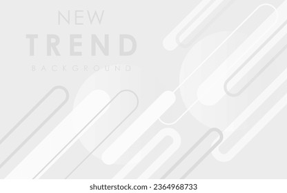 Resumen de fondo blanco. Diseño abstracto de fondo geométrico mínimo de luz blanca.