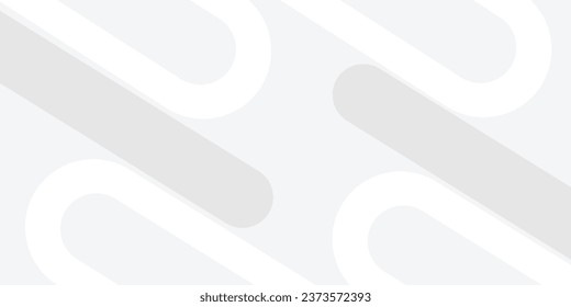 Abstrakter weißer Hintergrund. Minimales geometrisches weißes helles Hintergrundbild abstraktes Design. Vektorgrafik