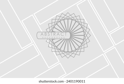 Abstract white background. Minimal geometric white light background abstract design.