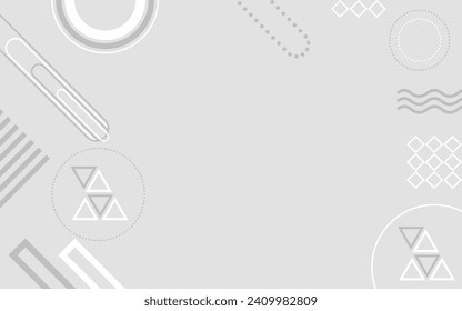 Resumen de fondo blanco. Diseño abstracto de fondo geométrico mínimo de luz blanca.