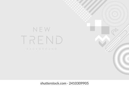 Abstrakter weißer Hintergrund. Minimales geometrisches weißes helles Hintergrundbild abstraktes Design.