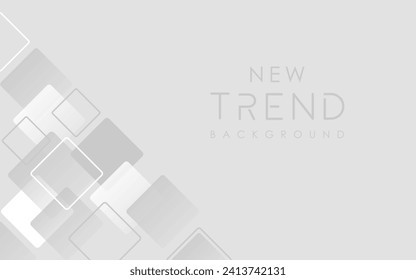 Abstract white background. Minimal geometric white light background abstract design.