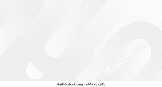 Abstract white background. Minimal geometric white light background abstract design. Eps10