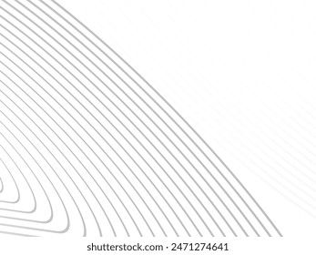 Abstract white background. Minimal geometric white light background abstract design. Gray gradient white background.