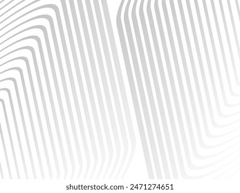 Abstract white background. Minimal geometric white light background abstract design. Gray gradient white background.