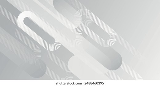 Abstract white background. Minimal geometric white light background abstract design.