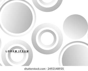 Fondo blanco Abstractas. Diseño abstracto del fondo blanco de la luz del gradiente gris geométrico mínimo. Fondo blanco de patrón de degradado gris.