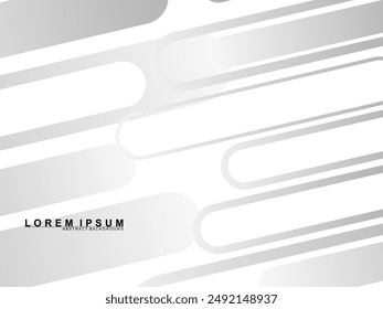 Abstrakter weißer Hintergrund. Minimales geometrisches graues Gradienten-weißes Licht-Hintergrund-abstraktes Design. Graues Farbverlaufsmuster, weißer Hintergrund.