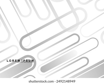 Abstract white background. Minimal geometric gray gradient white light background abstract design. Gray gradient pattern white background.