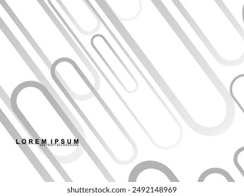 Abstrakter weißer Hintergrund. Minimales geometrisches graues Gradienten-weißes Licht-Hintergrund-abstraktes Design. Graues Farbverlaufsmuster, weißer Hintergrund.