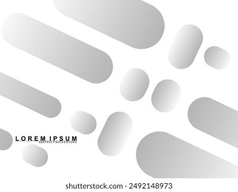Abstract white background. Minimal geometric gray gradient white light background abstract design. Gray gradient pattern white background.