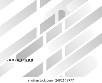 Fondo blanco Abstractas. Diseño abstracto del fondo blanco de la luz del gradiente gris geométrico mínimo. Fondo blanco de patrón de degradado gris.