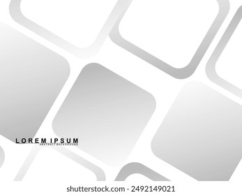 Abstract white background. Minimal geometric gray gradient white light background abstract design. Gray gradient pattern white background.
