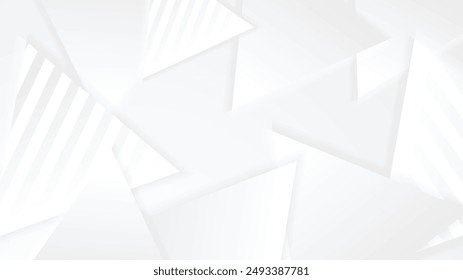 Abstrakter weißer Hintergrund. Minimales geometrisches weißes Licht Hintergrund abstraktes Design.