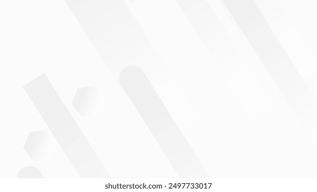  Abstract white background. Minimal geometric white light background with geometric round shape modern design. Vector illustration
