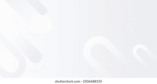 Abstract white background. Minimal geometric white light background abstract design.