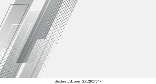 Abstract white background. Minimal geometric white light background abstract design.